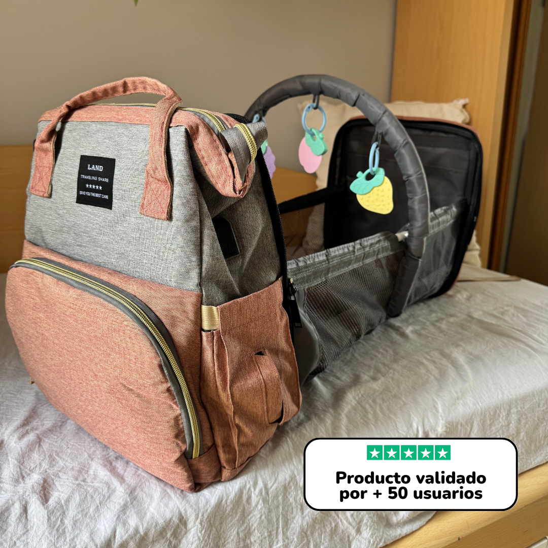 Súper Mochila de Viaje Multiusos para Bebé