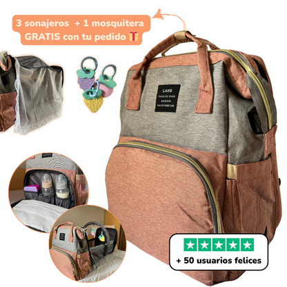 Súper Mochila de Viaje Multiusos para Bebé